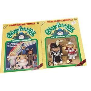 Cabbage Patch Kids 1984 Pony & Western Wear Pattern Clothes Book Playtime Lot2